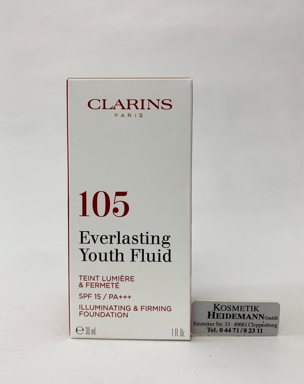 Clarins Everlasting Youth Fluid Foundation Nr.105 Nude