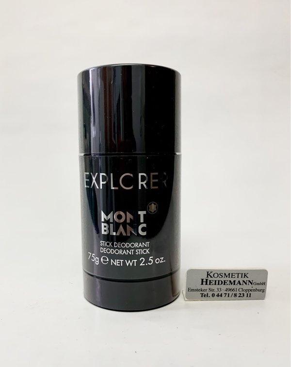 Mont Blanc Explorer Deodorant Stick (75ml)
