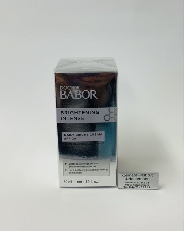 Doctor Babor Brightening Intense Daily Bright Cream SPF 20