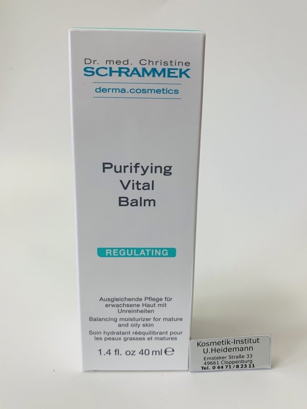 Dr.Christine Schrammek Regulating Purifying Vital Balm 40ml(alte Verpackung)