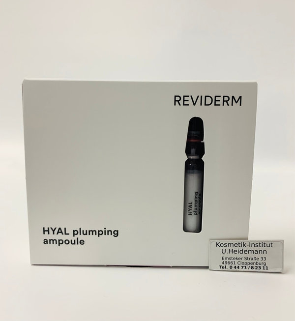 Reviderm HYAL Plumping Ampoule 3x2ml (1Packung)