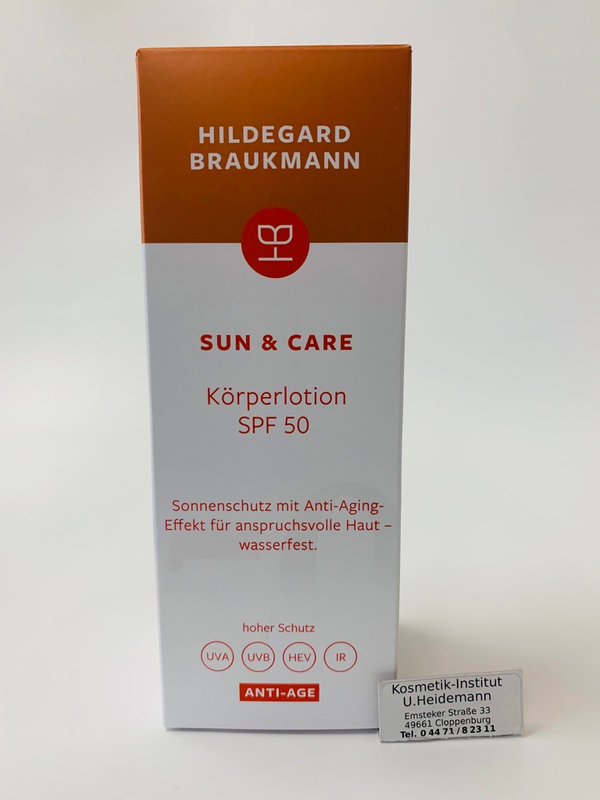 Hildegard Braukmann Sun & Care Körperlotion Anti -Age SPF 50  150ml