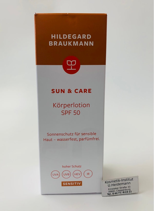 Hildegard Braukmann Sun & Care Körperlotion Sensitiv SPF 50  150ml