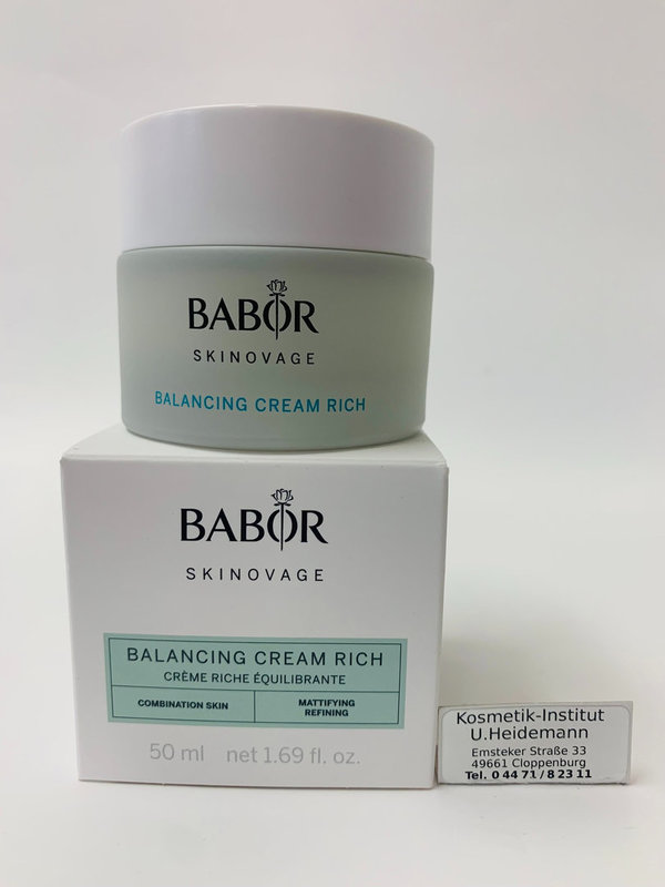 Babor Skinovage Balancing Cream Rich (50ml)