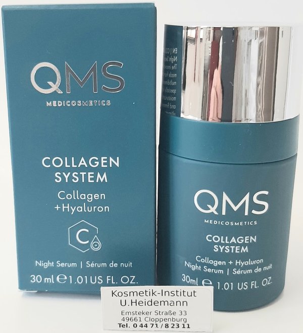 QMS Collagen System Night Serum (30ml)