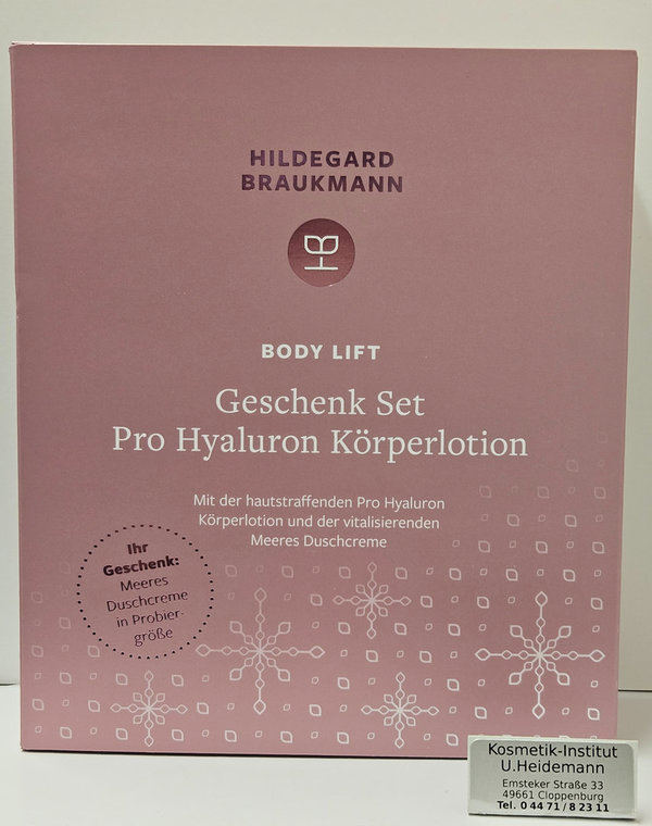 Hildegard Braukmann  Body Lift Geschenk Set Pro Hyaluron Körperlotion